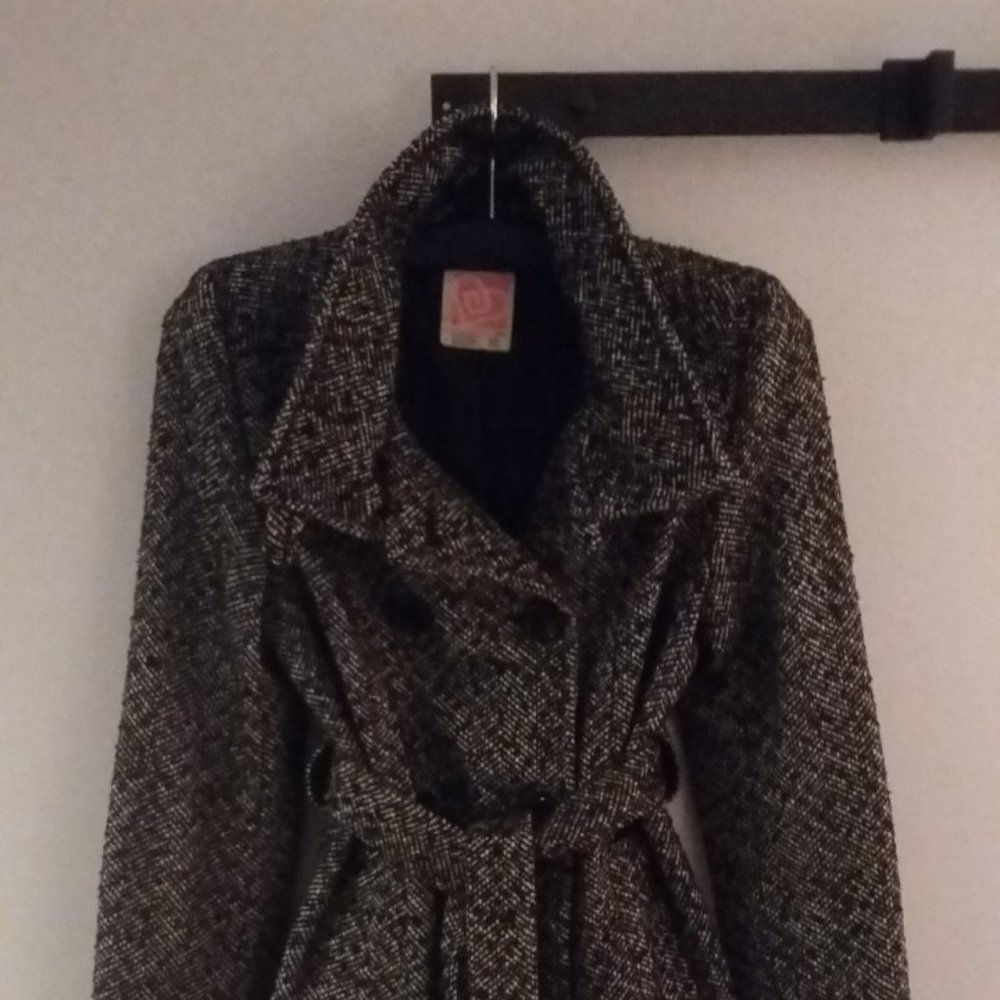 Black peacoat size M - Picture 2 of 7